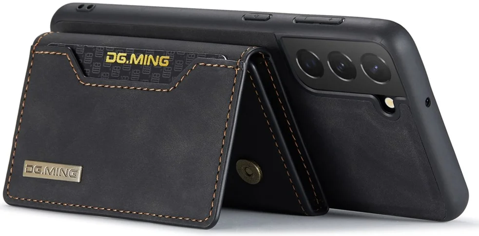DG Ming Samsung Galaxy S24 Hoesje met Magnetische Portemonnee Zwart afbeelding 16