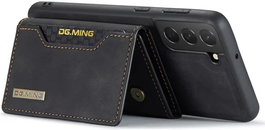 DG Ming Samsung Galaxy S24 Hoesje met Magnetische Portemonnee Zwart afbeelding 16
