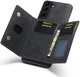 DG Ming Samsung Galaxy S24 Hoesje met Magnetische Portemonnee Zwart afbeelding 1