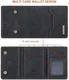 DG Ming Samsung Galaxy S24 Hoesje met Magnetische Portemonnee Zwart afbeelding 10