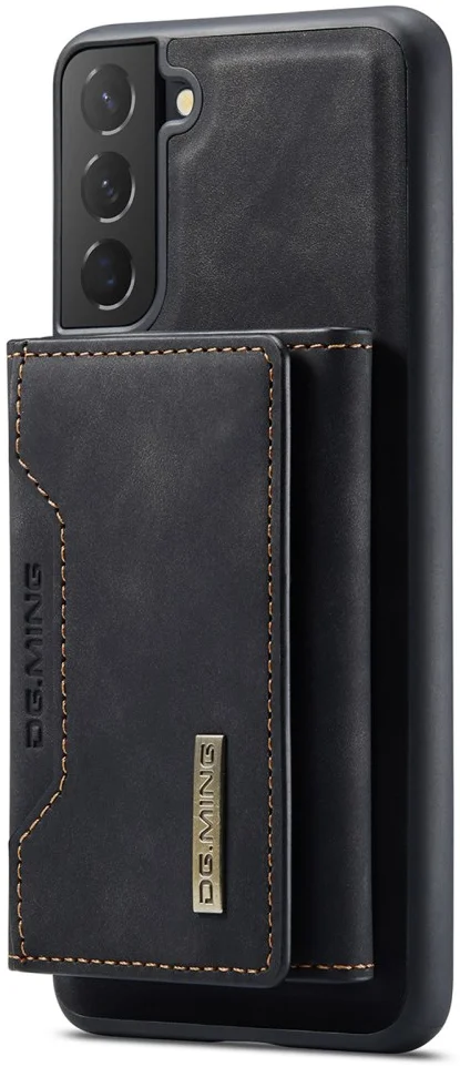 DG Ming Samsung Galaxy S24 Hoesje met Magnetische Portemonnee Zwart afbeelding 2