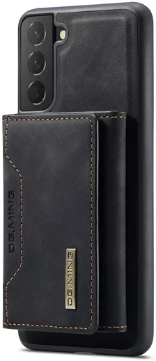DG Ming Samsung Galaxy S24 Hoesje met Magnetische Portemonnee Zwart afbeelding 2