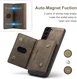 DG Ming Samsung Galaxy S24 Hoesje met Magnetische Portemonnee Bruin afbeelding 5