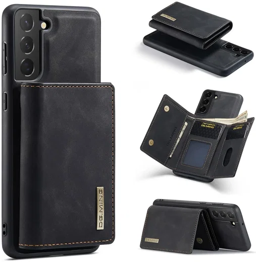 DG Ming Samsung Galaxy S24 Hoesje met Magnetische Kaarthouder Zwart afbeelding 13