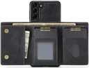 DG Ming Samsung Galaxy S24 Hoesje met Magnetische Kaarthouder Zwart