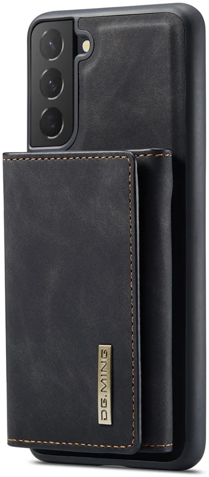 DG Ming Samsung Galaxy S24 Hoesje met Magnetische Kaarthouder Zwart afbeelding 2