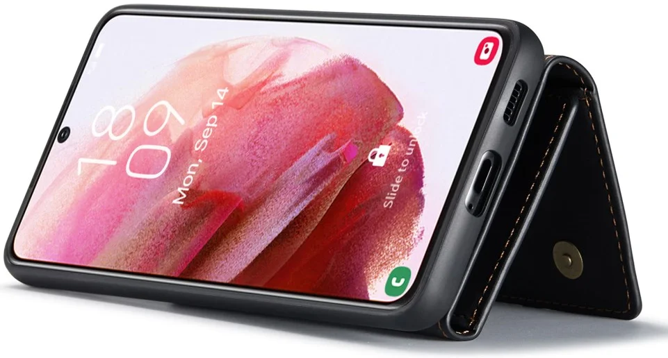 DG Ming Samsung Galaxy S24 Hoesje met Magnetische Kaarthouder Zwart afbeelding 15