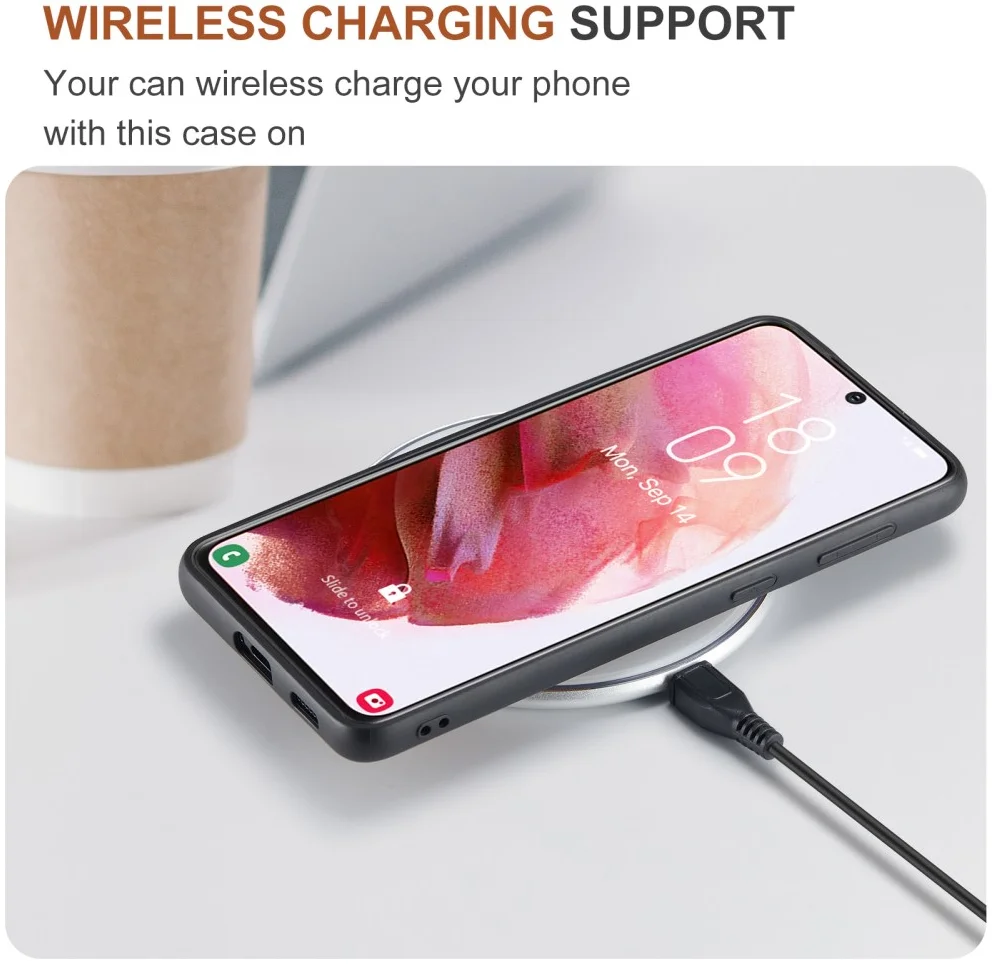 DG Ming Samsung Galaxy S24 Hoesje met Magnetische Kaarthouder Zwart afbeelding 11