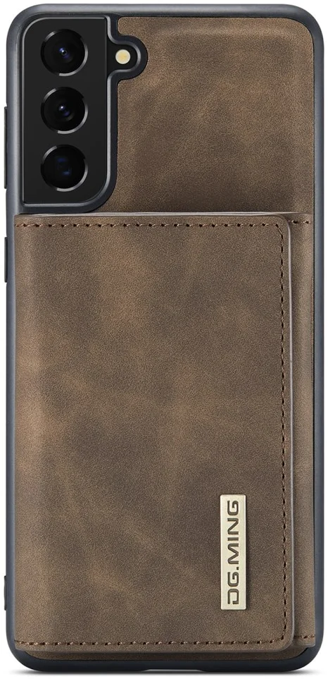 DG Ming Samsung Galaxy S24 Hoesje met Magnetische Kaarthouder Coffee afbeelding 17