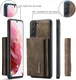 DG Ming Samsung Galaxy S24 Hoesje met Magnetische Kaarthouder Coffee afbeelding 7