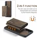 DG Ming Samsung Galaxy S24 Hoesje met Magnetische Kaarthouder Coffee afbeelding 4