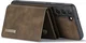 DG Ming Samsung Galaxy S24 Plus Hoesje Magnetische Kaarthouder Coffee afbeelding 16