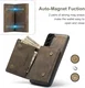 DG Ming Samsung Galaxy S24 Plus Hoesje Magnetische Kaarthouder Coffee afbeelding 7
