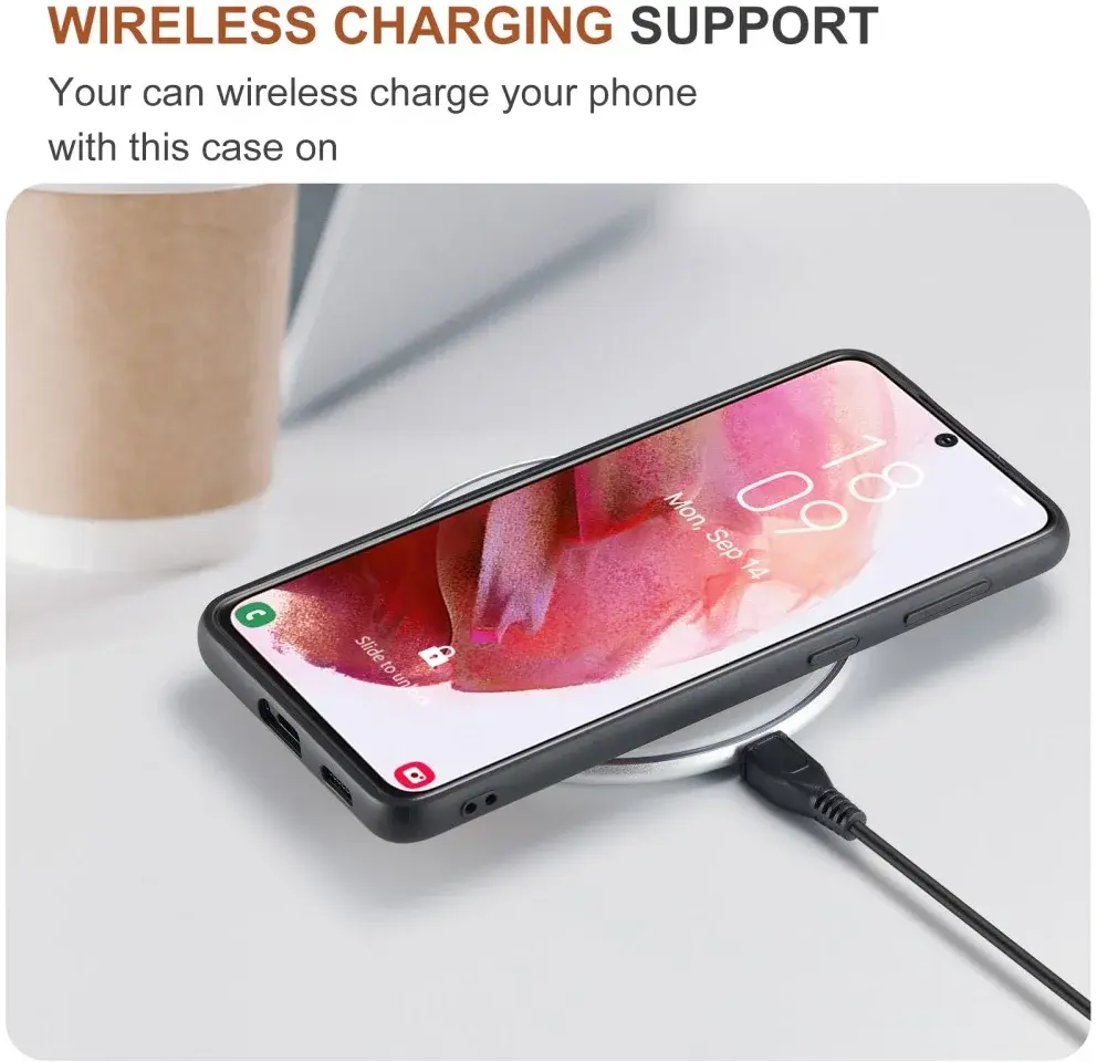 DG Ming Samsung Galaxy S24 Plus Hoesje Magnetische Kaarthouder Coffee afbeelding 9