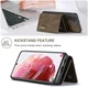 DG Ming Samsung Galaxy S24 Plus Hoesje Magnetische Kaarthouder Coffee afbeelding 10