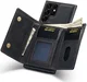 DG Ming Samsung Galaxy S24 Ultra Hoesje Magnetische Kaarthouder Zwart afbeelding 1