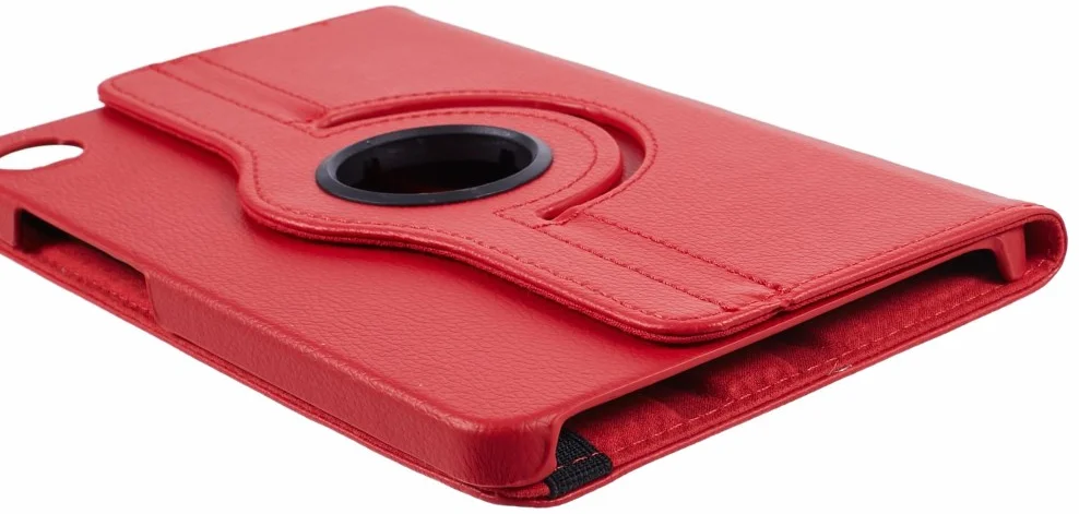 Samsung Galaxy Tab A9 Hoes 360° Draaibare Book Case Rood afbeelding 9