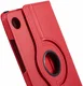 Samsung Galaxy Tab A9 Hoes 360° Draaibare Book Case Rood afbeelding 4