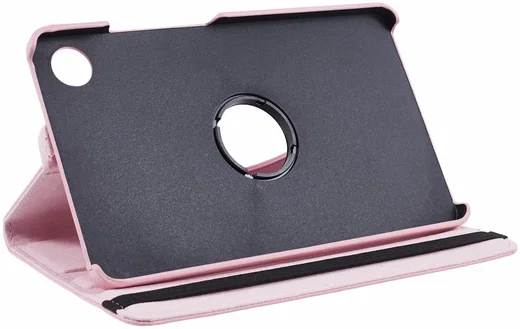 Samsung Galaxy Tab A9 Hoes 360° Draaibare Book Case Roze afbeelding 2