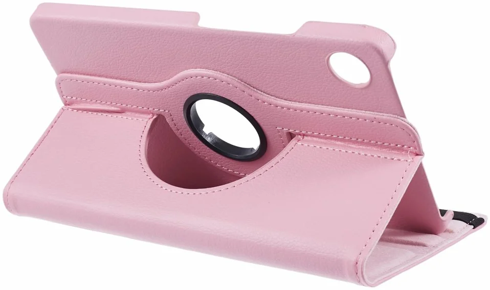 Samsung Galaxy Tab A9 Hoes 360° Draaibare Book Case Roze afbeelding 10