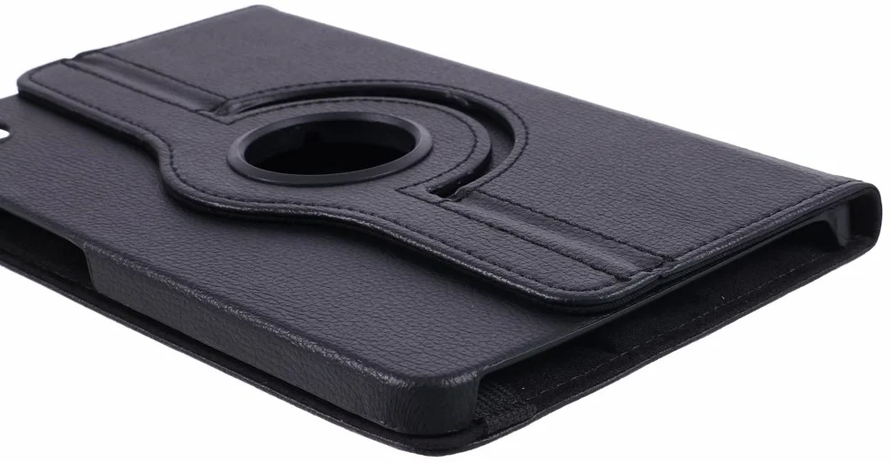 Samsung Galaxy Tab A9 Hoes 360° Draaibare Book Case Zwart afbeelding 4