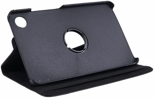 Samsung Galaxy Tab A9 Hoes 360° Draaibare Book Case Zwart afbeelding 2