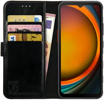 Rosso Element Samsung Galaxy Xcover 7 Hoesje Book Case Wallet Zwart