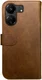 Rosso Element Xiaomi Redmi 13C / Poco C65 Hoesje Book Case Wallet Bruin afbeelding 2