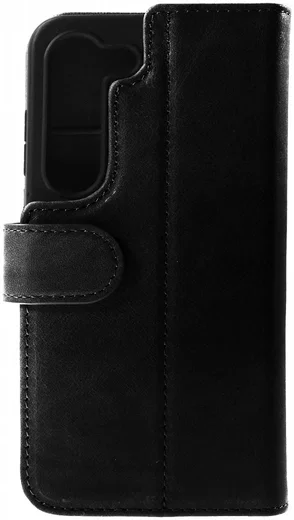 Rosso Elite Samsung S22 Hoesje MagSafe Book Case Echt Leer Zwart afbeelding 14