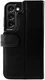 Rosso Elite Samsung S22 Hoesje MagSafe Book Case Echt Leer Zwart afbeelding 2