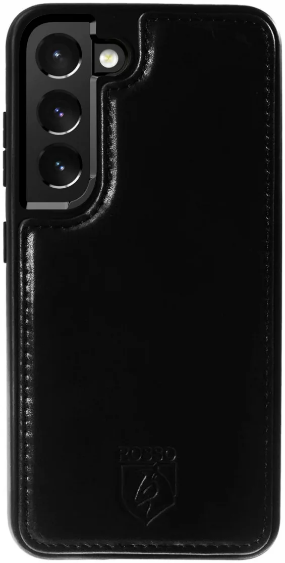 Rosso Elite Samsung S22 Hoesje MagSafe Book Case Echt Leer Zwart afbeelding 15
