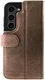 Rosso Elite Samsung S22 Hoesje MagSafe Book Case Echt Leer Bruin afbeelding 2