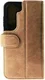 Rosso Elite Samsung S22 Hoesje MagSafe Book Case Echt Leer Lichtbruin afbeelding 14