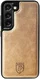 Rosso Elite Samsung S22 Hoesje MagSafe Book Case Echt Leer Lichtbruin afbeelding 15