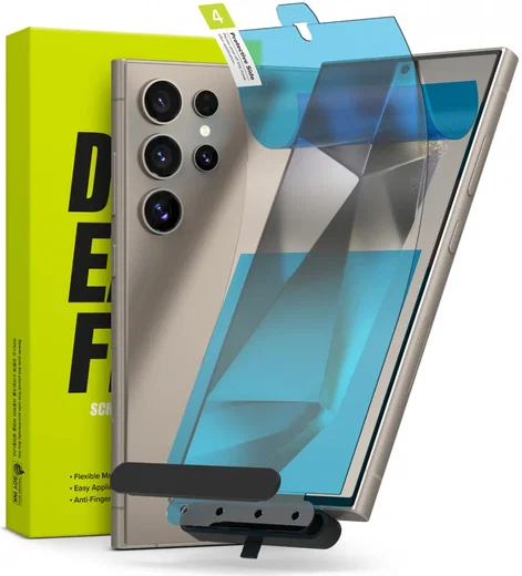 Ringke Dual Easy Film Samsung S24 Ultra Screen Protector Jig 2-Pack afbeelding 1