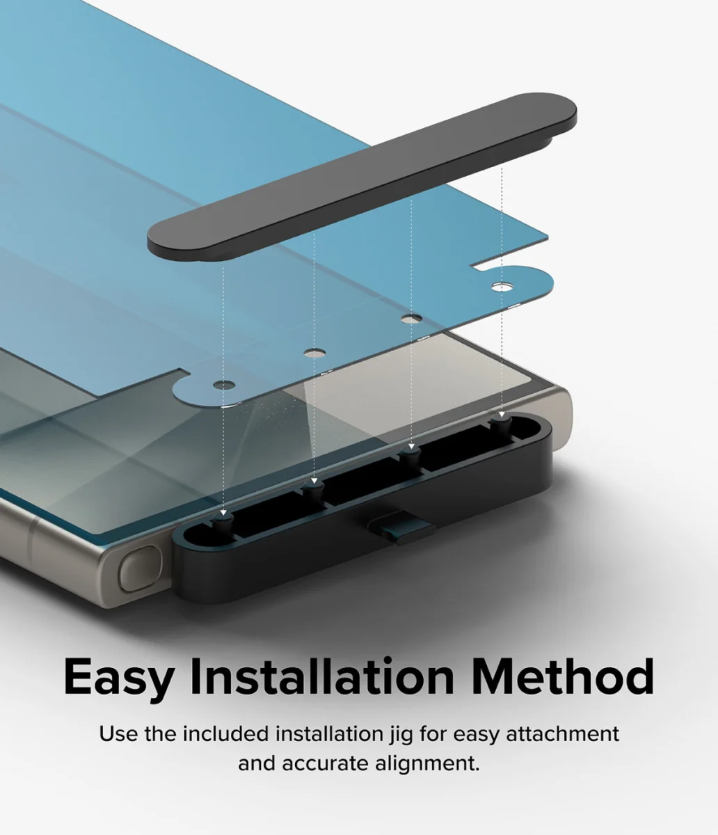 Ringke Dual Easy Film Samsung S24 Ultra Screen Protector Jig 2-Pack afbeelding 3