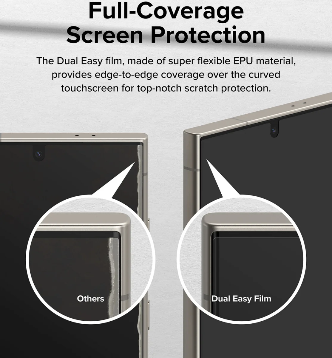Ringke Dual Easy Film Samsung S24 Ultra Screen Protector Jig 2-Pack afbeelding 4