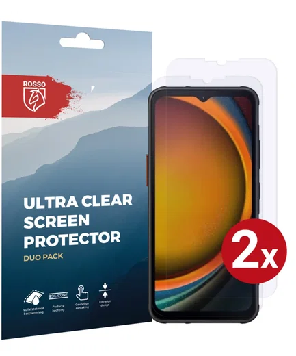 Rosso Samsung Galaxy Xcover 7 Screen Protector Ultra Clear Duo Pack afbeelding 1
