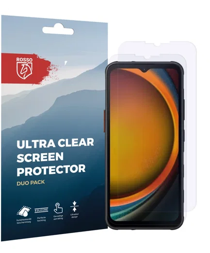 Rosso Samsung Galaxy Xcover 7 Screen Protector Ultra Clear Duo Pack afbeelding 6