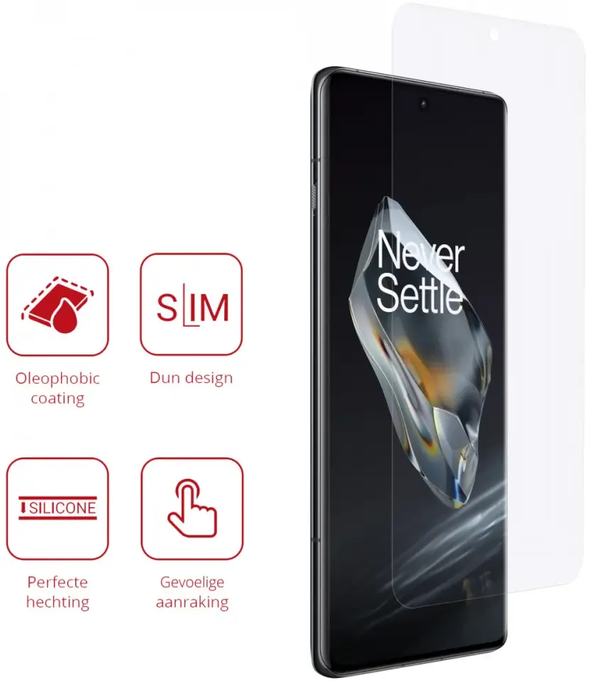 Rosso OnePlus 12 Screen Protector Ultra Clear Duo Pack afbeelding 2