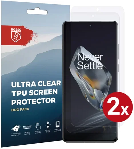 Rosso OnePlus 12 Screen Protector Ultra Clear Duo Pack afbeelding 1