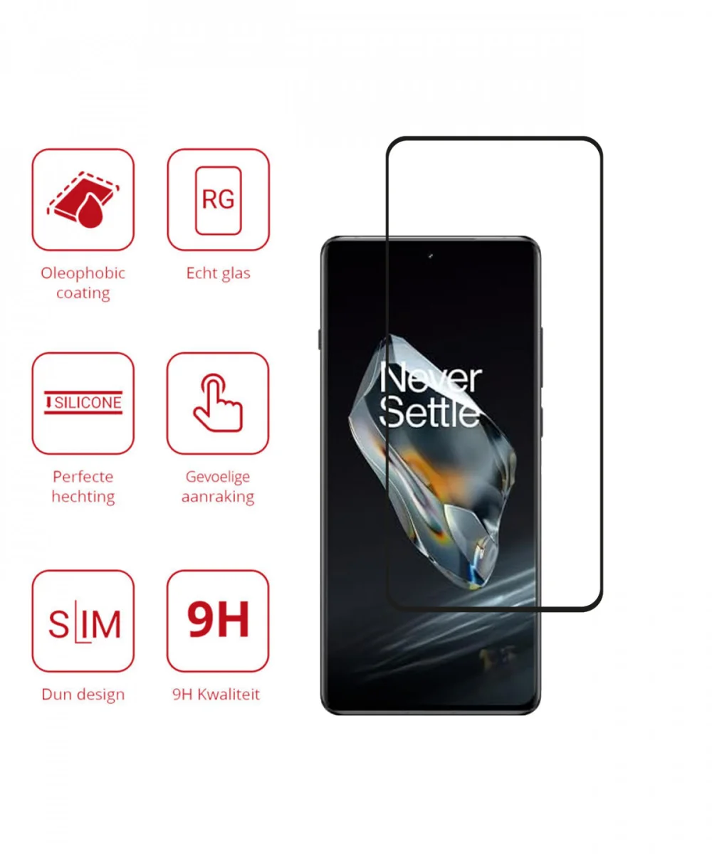 Rosso OnePlus 12 9H Tempered Glass Screen Protector afbeelding 2
