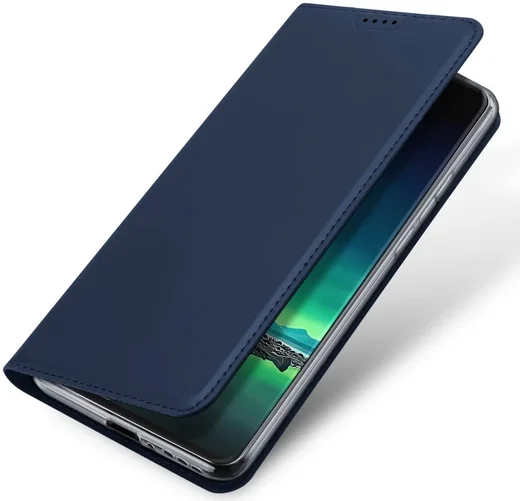 Dux Ducis Skin Pro Motorola Moto Edge 40 Neo Hoesje Portemonnee Blauw afbeelding 6