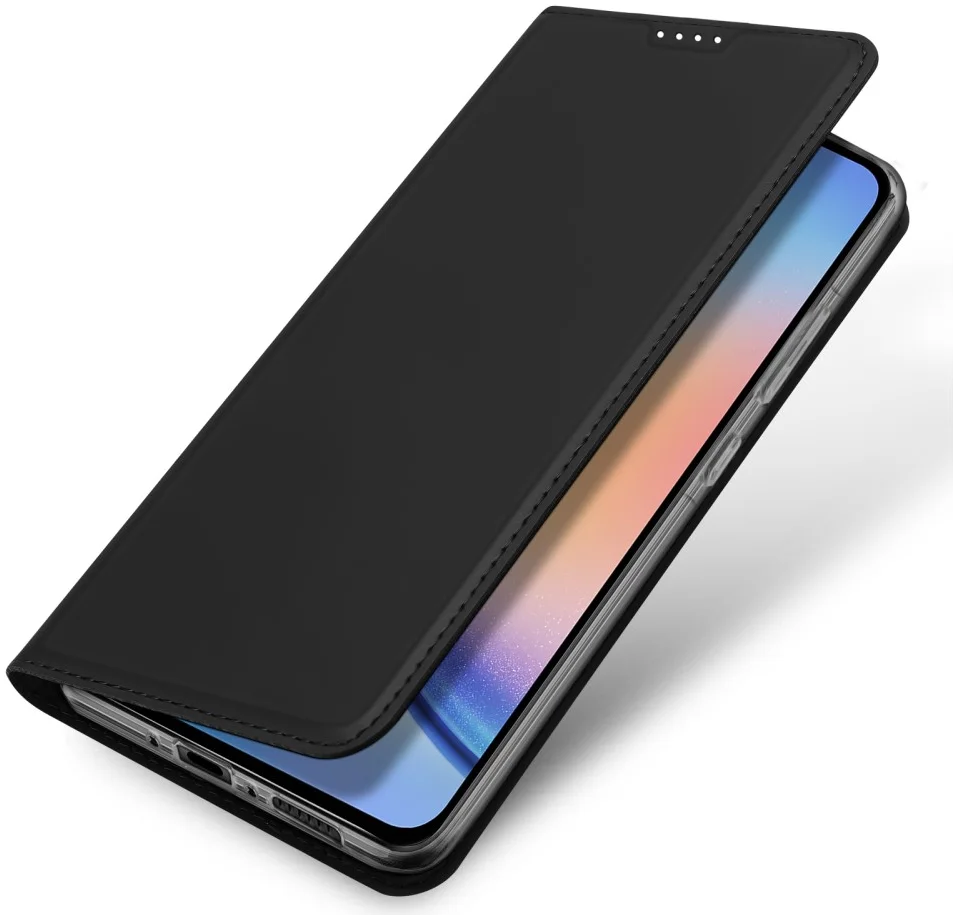 Dux Ducis Skin Pro Samsung Galaxy A35 Hoesje Portemonnee Zwart afbeelding 1