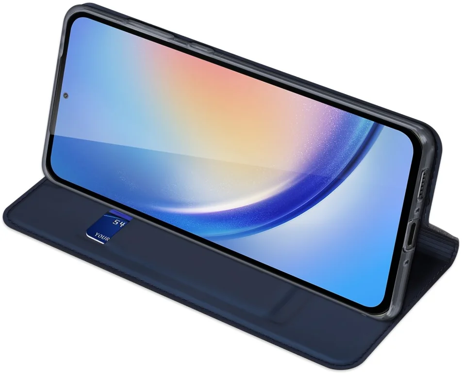 Dux Ducis Skin Pro Samsung Galaxy A35 Hoesje Portemonnee Blauw afbeelding 5