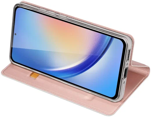 Dux Ducis Skin Pro Samsung Galaxy A35 Hoesje Portemonnee Roze afbeelding 5