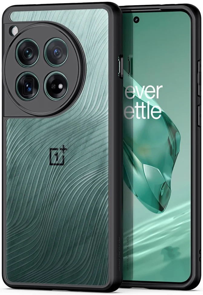 Dux Ducis Aimo OnePlus 12 Hoesje Back Cover Zwart afbeelding 1