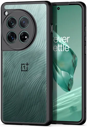 Dux Ducis Aimo OnePlus 12 Hoesje Back Cover Zwart afbeelding 1