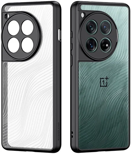 Dux Ducis Aimo OnePlus 12 Hoesje Back Cover Zwart afbeelding 2