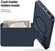 Dux Ducis Rafi Samsung S24 Plus Hoesje MagSafe Pasjes Houder Blauw afbeelding 8